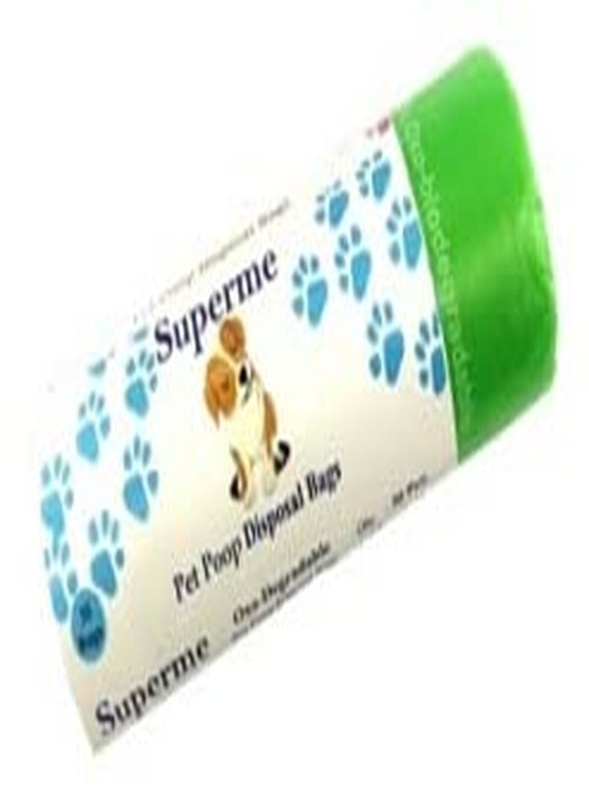 Superme Dog Poop Bags | 60 Bags | Leak Proof Poop Bags for Dogs | Dog Potty Picker Bag | Size 17IN X 19IN | Extra Large Size For Mess Free Disposal | Strong Green Coloured Bags - Image 5